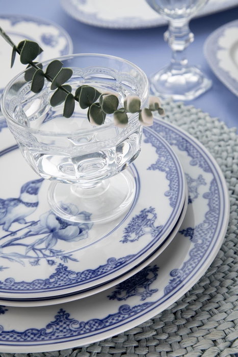 Hermia Vajilla de Porcelana 26 Piezas Azul y Blanco Hermia Vajilla de Porcelana 26 Piezas Azul y Blanco